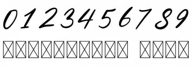 Hysteria Font OTHER CHARS