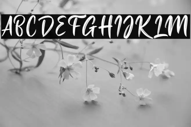 Hysteria Font examples