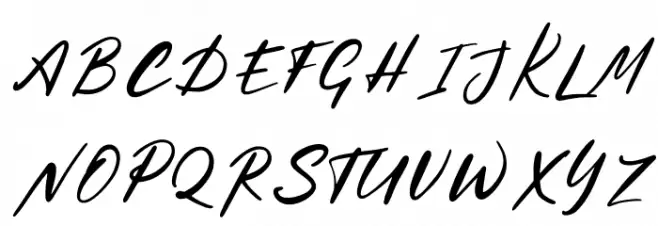 Hysteria Шрифта ВЕРХНИЙ