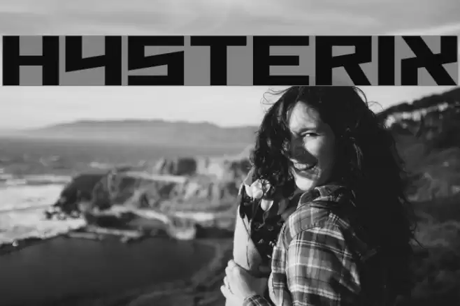 Hysterix Font examples