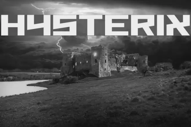 Hysterix Font examples