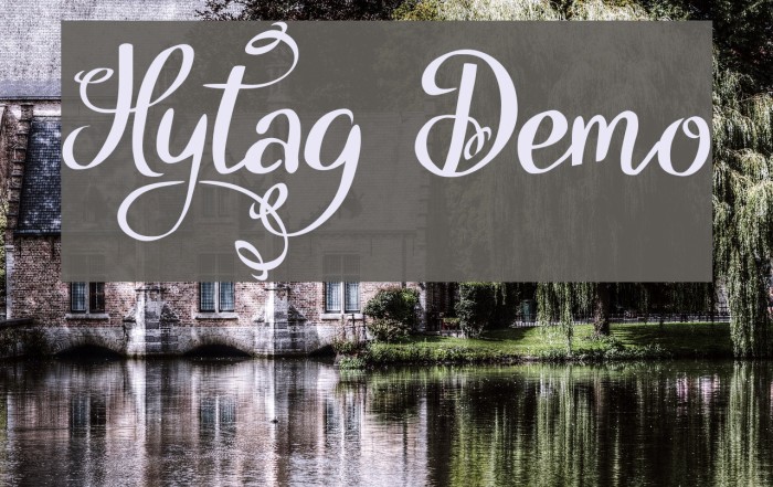 Hytag Demo Font examples