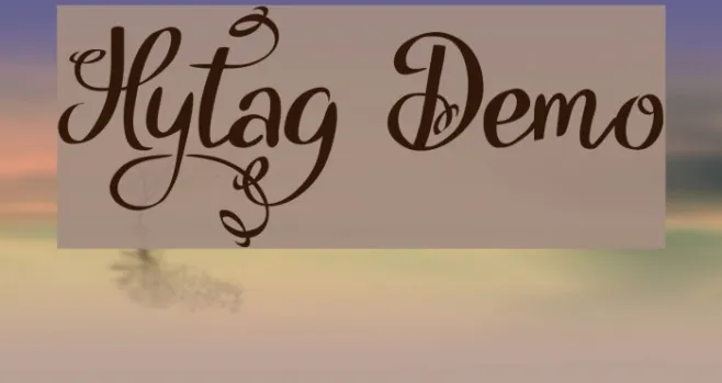 Hytag Demo Example 3