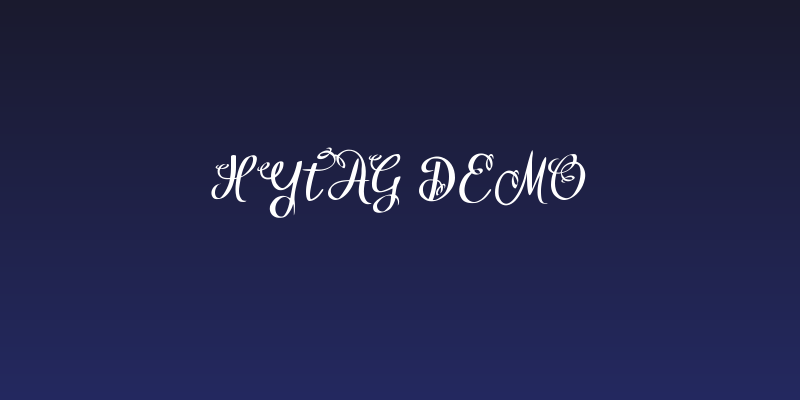 Hytag Demo Social Header