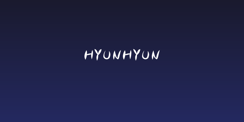 HyunHyun Social Header