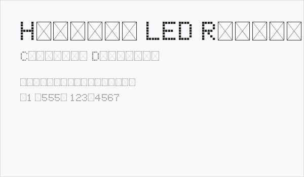 Hyundai LED Regular Business Card