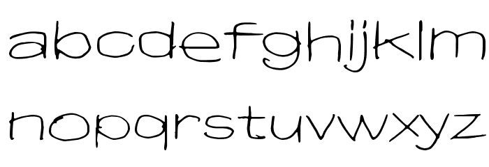 Hyvä voittaa pahan 6-0 Font LOWERCASE