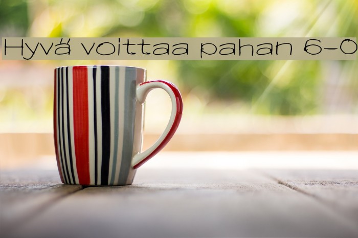 Hyvä voittaa pahan 6-0 Example 2