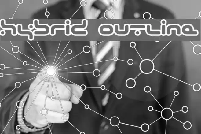 hybrid Outline Font examples