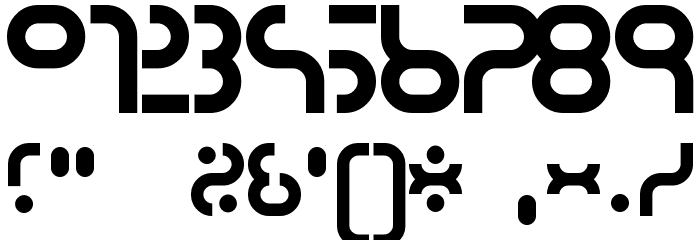hyper 2000 Font OTHER CHARS