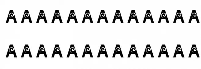 hypnofont Schriftart Groß