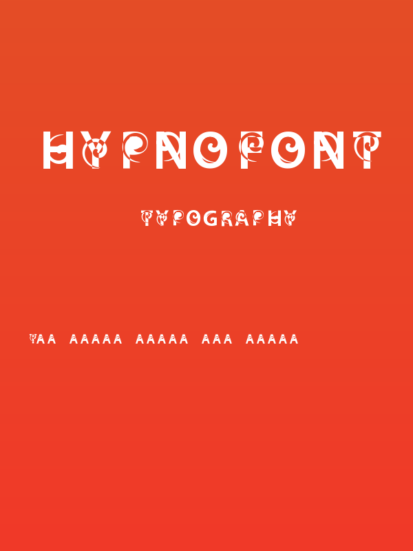 hypnofont Poster