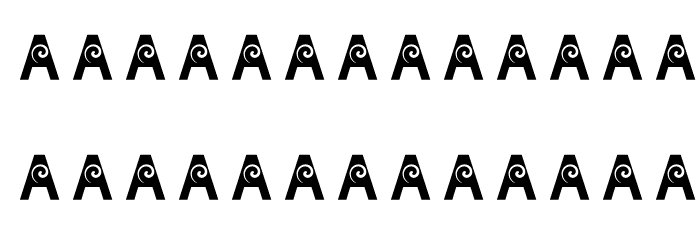 hypnofont Font LOWERCASE