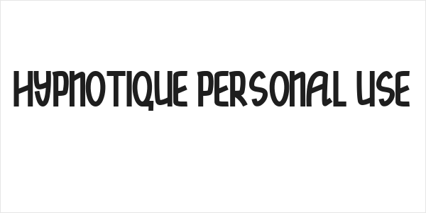 hypnotique personal use Logo