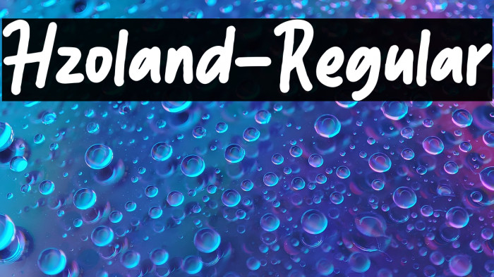 Hzoland-Regular Example 2