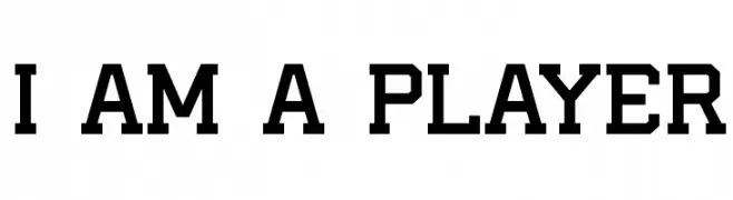 I AM A PLAYER  Descarca Fonturi Gratis