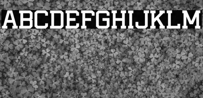 I AM A PLAYER Font examples