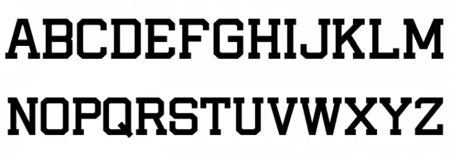 I AM A PLAYER Font LOWERCASE