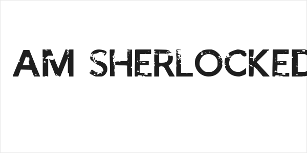 I AM SHERLOCKED Logo
