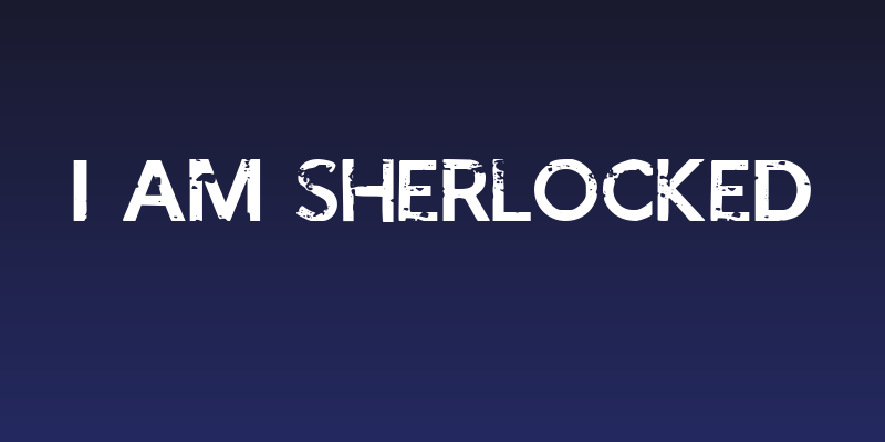 I AM SHERLOCKED Social Header