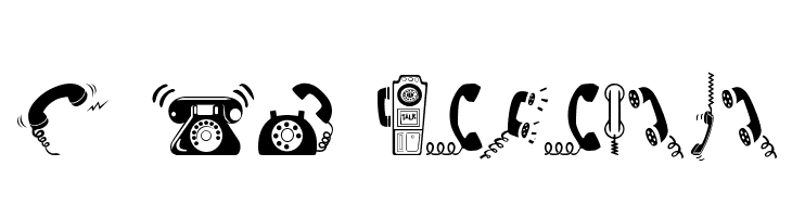I AM TELEFONO Font