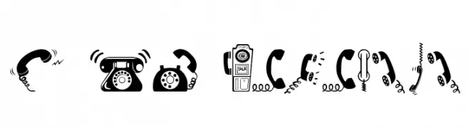 I AM TELEFONO  नि: शुल्क फ़ॉन्ट्स डाउनलोड