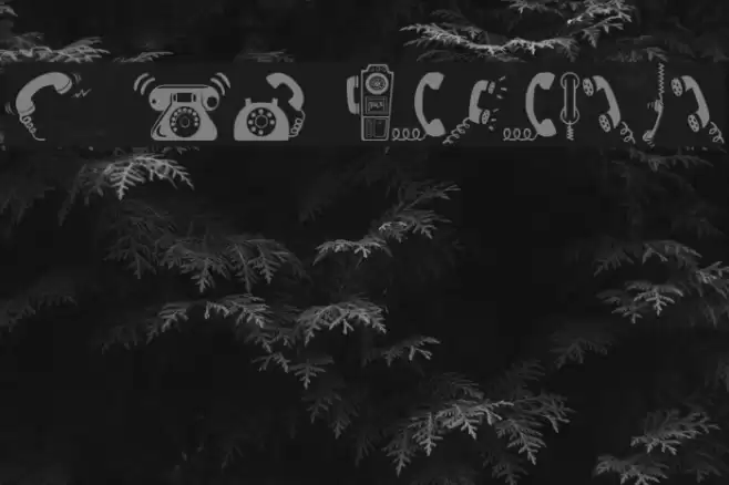 I AM TELEFONO Font examples