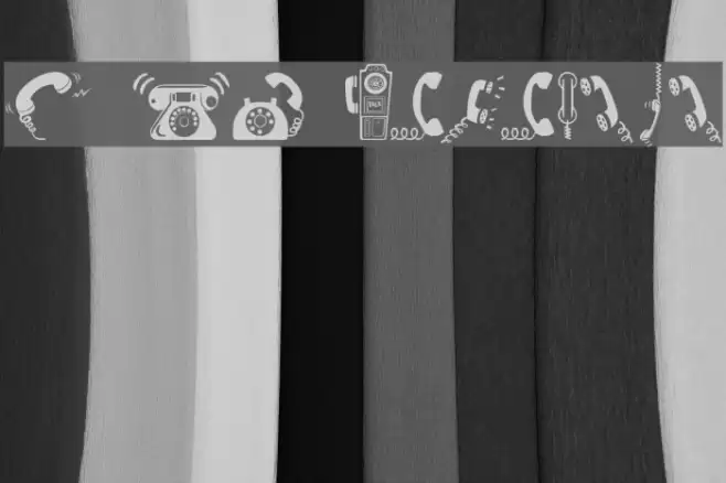 I AM TELEFONO Font examples