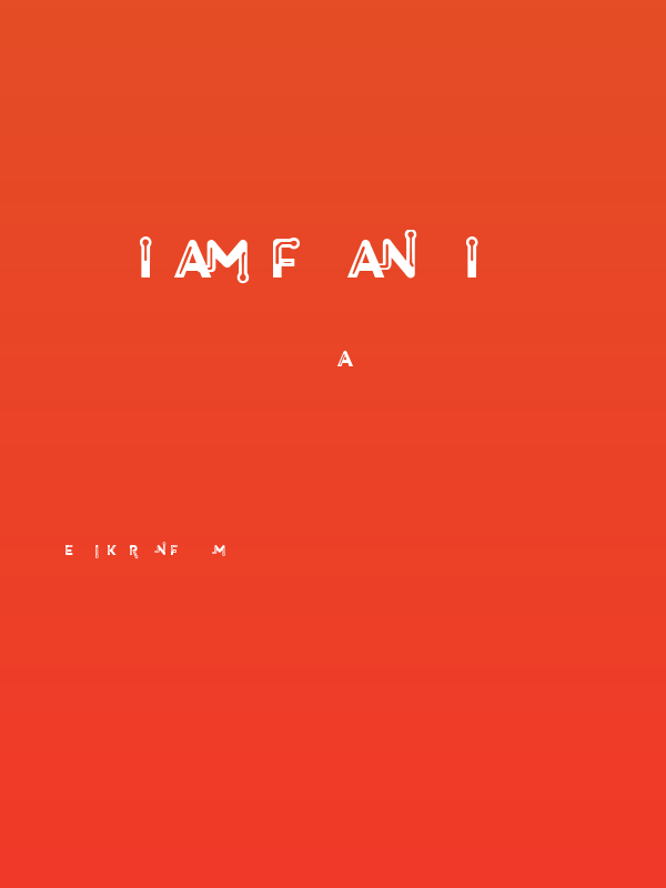 I Am Frankie Poster