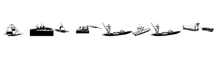 I Am Sailing Font