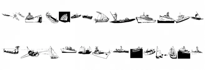 I Am Sailing خط أحرف صغيرة