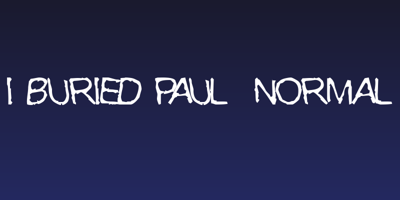 I Buried Paul  Normal Social Header
