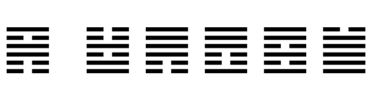 I Ching Font
