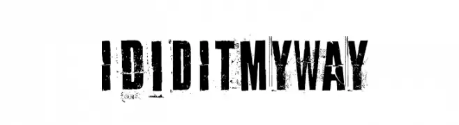 I Did It My Way  Fuentes Gratis Descargar