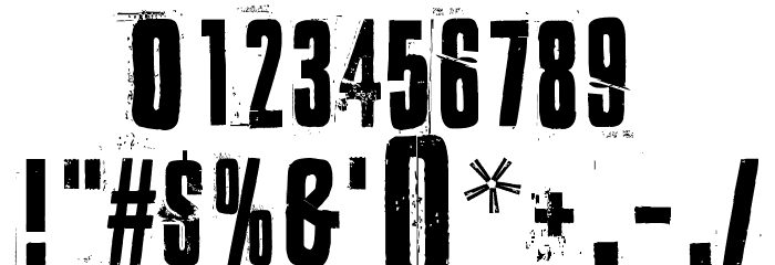 I Did It My Way Font OTHER CHARS
