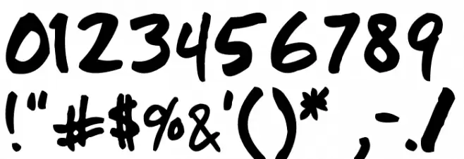 I Did This! Font Alte caractere