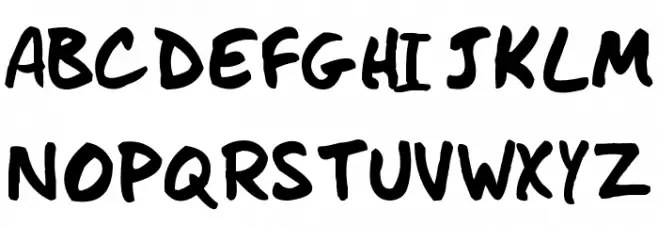 I Did This! Шрифта ВЕРХНИЙ
