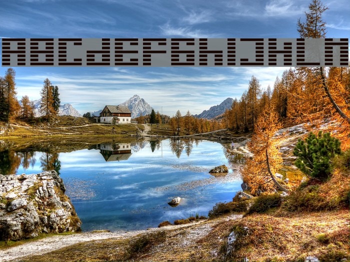 I Ging Font examples