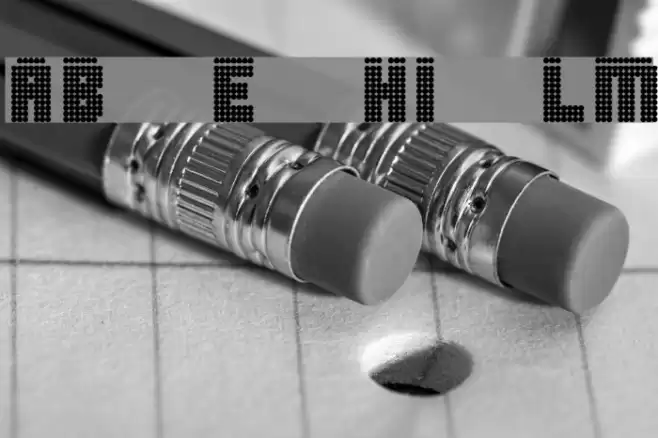 I HAVE LOST MY MARBLES Font examples