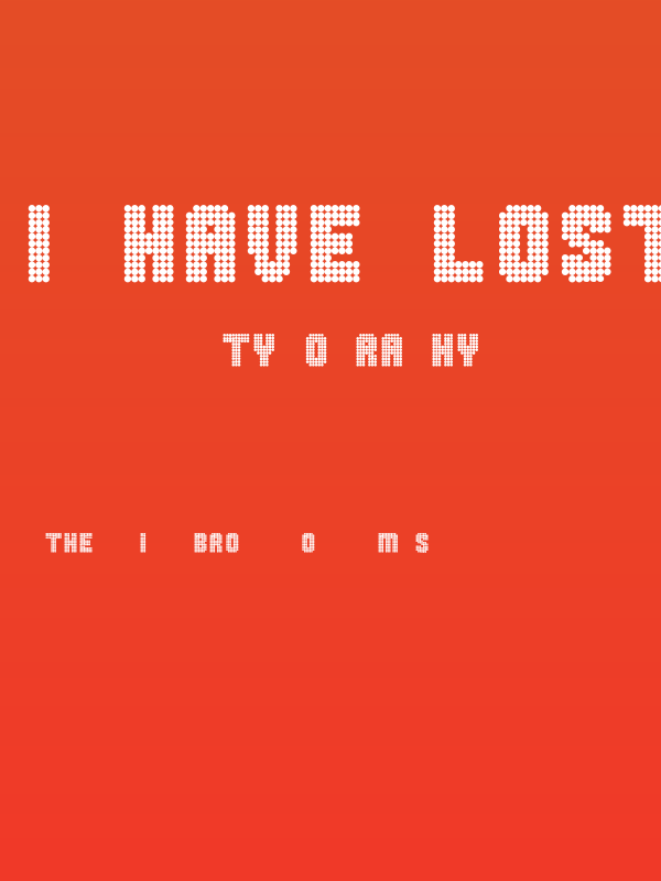 I HAVE LOST MY MARBLES Poster