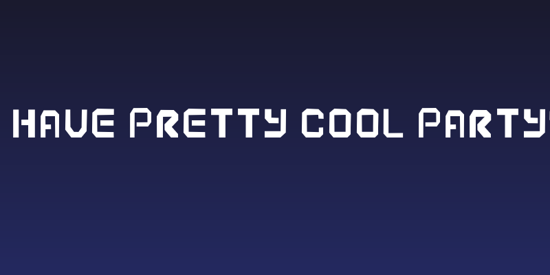 I Have Pretty Cool Party! Social Header