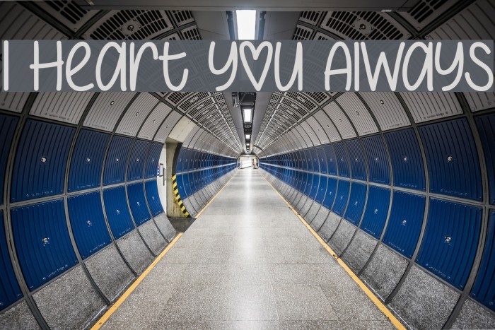 I Heart You Always Example 2