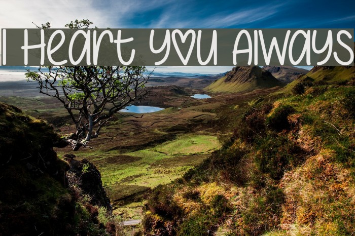 I Heart You Always Example 3