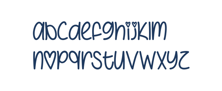 I Heart You Always Lowercase