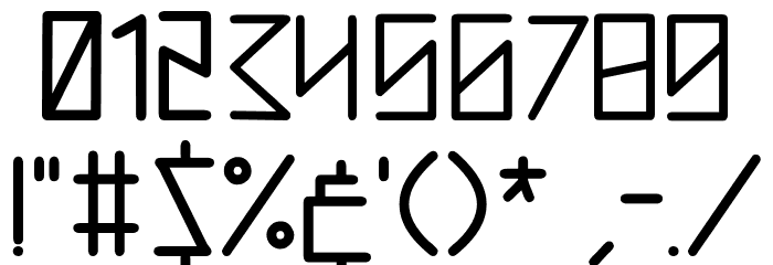 I Love Arrow Font OTHER CHARS