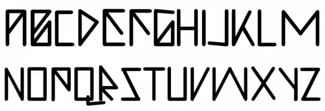 I Love Arrow Schriftart Groß