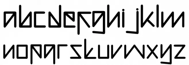 I Love Arrow خط أحرف صغيرة