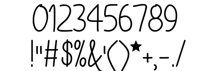 I Love Christmas Font OTHER CHARS