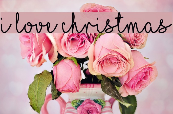 I Love Christmas Font - FFonts.net