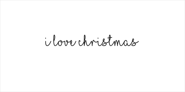I Love Christmas Logo